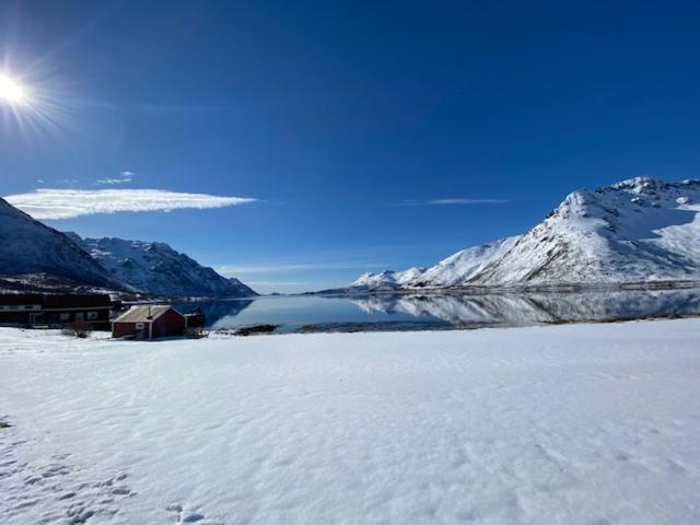 Unique And Charming House At The Foot Of Lofoten'S Highest Mountain Сволвер Екстериор снимка